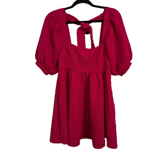 Free People Violet Pink Mini Dress Textured Women's Size Small - Picture 1 of 9